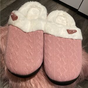 Pink slippers